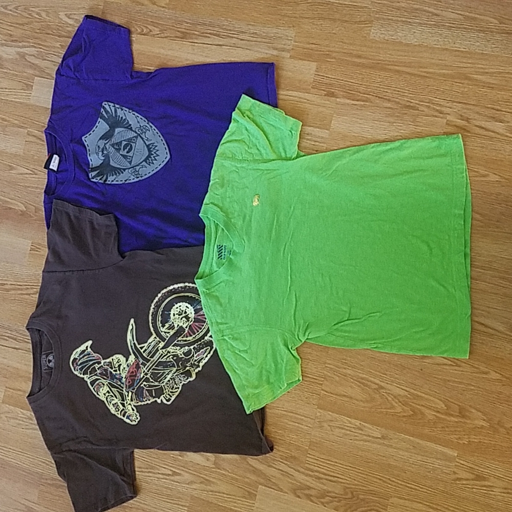5 for $15! Lot of 3 T-shirts Dirt Bike Racing, Old Navy, and Rude Boyz